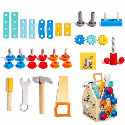 Coffret de bricolage en bois pour le jeu — Petitoutils