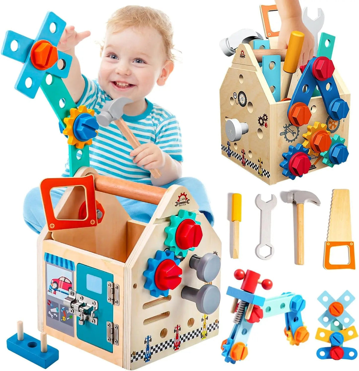 Coffret de bricolage en bois pour le jeu — vue principale
