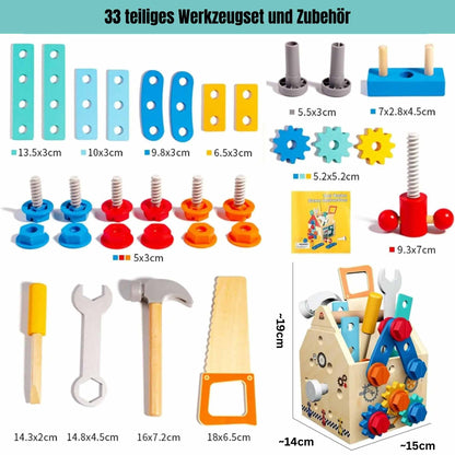Coffret de bricolage en bois pour le jeu — détails