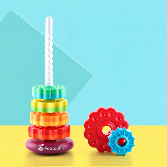 Tour arc-en-ciel à empiler — Petitoutils